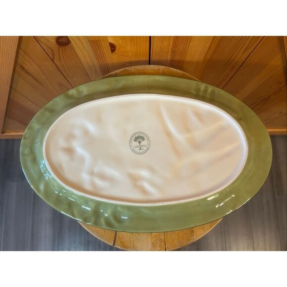 Island Plantations Island Garden Serving Platter hand painted (5595) - Picture 9 of 10